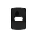 Placa+Suporte 4X2 De 1 Posto Preta, Schneider Electric, S3B77114 0