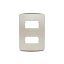 Placa+Suporte 4X2 De 2 Postos Separados Dourada, Schneider Electric, S3B77123 0