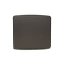 Placa+Suporte 4X4 Cega Grafite, Schneider Electric, S3B77401 0