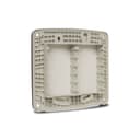 Placa+Suporte 4X4 Cega Grafite, Schneider Electric, S3B77401 2