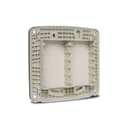 Placa+Suporte 4X4 Cega Grafite, Schneider Electric, S3B77401 3