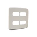 Placa 4X4 De 4 Postos Separados Branca, Schneider Electric, S3B77440 1