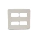 Placa 4X4 De 4 Postos Separados Branca, Schneider Electric, S3B77440 2