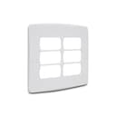 Placa 4X4 De 6 Postos Branca, Schneider Electric, S3B77460 1