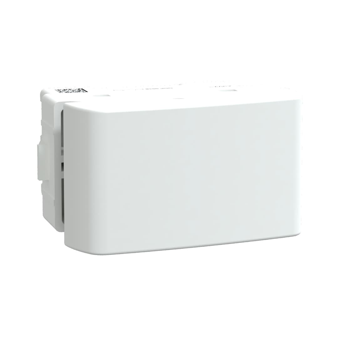 Modulo Interruptor Simples 10Ax 250V 1M Branco Fosco, Schneider Electric, S400107