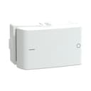 Modulo Interruptor Bipolar Simples 10Ax 250V 1M Branco Fosco, Schneider Electric, S400407 0