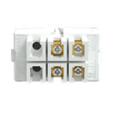 Modulo Interruptor Bipolar Simples 10Ax 250V 1M Branco Fosco, Schneider Electric, S400407 4