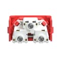 Modulo Tomada Brasileira 2P+T 20A 250V 1M Vermelha, Schneider Electric, S401119 1