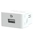 Modulo Tomada Carregador Usb 1A 127/220V Tipo A 1M Branco Fosco, Schneider Electric, S401507 2