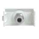 Modulo Tomada Para Antena De Tv (Para Cabo Coaxial 9Mm Tipo F) 1M Branco Fosco, Schneider Electric, S402107 1
