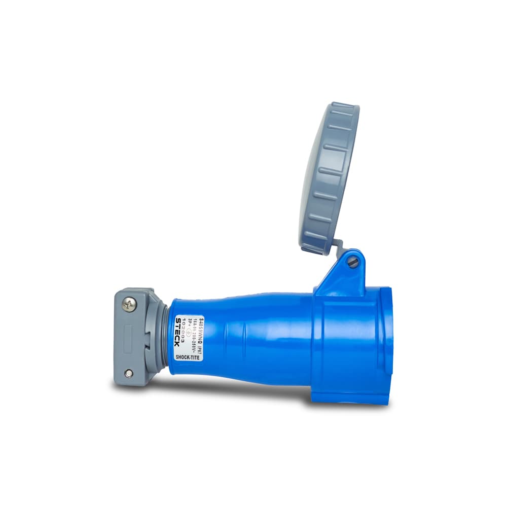 Acoplamento Shock Tite 3P+T 016A 200/250V 9H Az Niquelado Steck S4059Wnq
