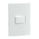 Conjunto Interruptor Simples 10Ax 250V Branco Fosco, Schneider Electric, S411007 3