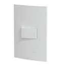 Conjunto Interruptor Simples 10Ax 250V Branco Fosco, Schneider Electric, S411007 2