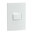 Conjunto Interruptor Paralelo 10Ax 250V Branco Fosco, Schneider Electric, S411017 0