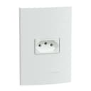 Conjunto Tomada Br 2P+T 10A 250V Branco Fosco, Schneider Electric, S411107 0