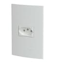Conjunto Tomada Br 2P+T 10A 250V Branco Fosco, Schneider Electric, S411107 2