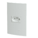 Conjunto Tomada Br 2P+T 10A 250V Branco Fosco, Schneider Electric, S411107 5