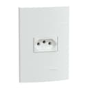 Conjunto Tomada Br 2P+T 20A 250V Branco Fosco, Schneider Electric, S411117 0