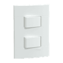 Conjunto 2 Interruptores Simples 10Ax 250V Branco Fosco, Schneider Electric, S412007 3