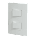 Conjunto 2 Interruptores Simples 10Ax 250V Branco Fosco, Schneider Electric, S412007 5