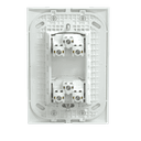 Conjunto 2 Tomadas Br 2P+T 10A 250V Branco Fosco, Schneider Electric, S412107 4