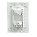 Conjunto 1 Interruptor Simples + 1 Tomada Br 2P+T 10A 250V Branco Fosco, Schneider Electric, S412907 4