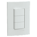 Conjunto 3 Interruptores Simples 10Ax 250V Branco Brilhante, Schneider Electric, S413020 9