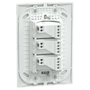 Conjunto 3 Interruptores Simples 10Ax 250V Branco Brilhante, Schneider Electric, S413020 10