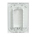 Placa+Suporte 4X2 Cega Branca Fosca, Schneider Electric, S421207 1