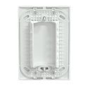 Placa+Suporte 4X2 Cega Branca Fosca, Schneider Electric, S421207 4
