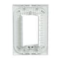 Placa+Suporte 4X2 De 3 Postos Branca Fosca, Schneider Electric, S421237 1