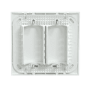 Placa+Suporte 4X4 Cega Branca Fosca, Schneider Electric, S421407 4