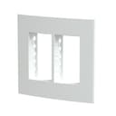Placa+Suporte 4X4 De 6 Postos Branca Fosca, Schneider Electric, S421467 2