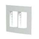 Placa+Suporte 4X4 De 6 Postos Branca Fosca, Schneider Electric, S421467 5