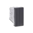 Modulo Duplo Interruptor Simples 10Ax 250V 1M Grafiteafite, Schneider Electric, S70100194 5