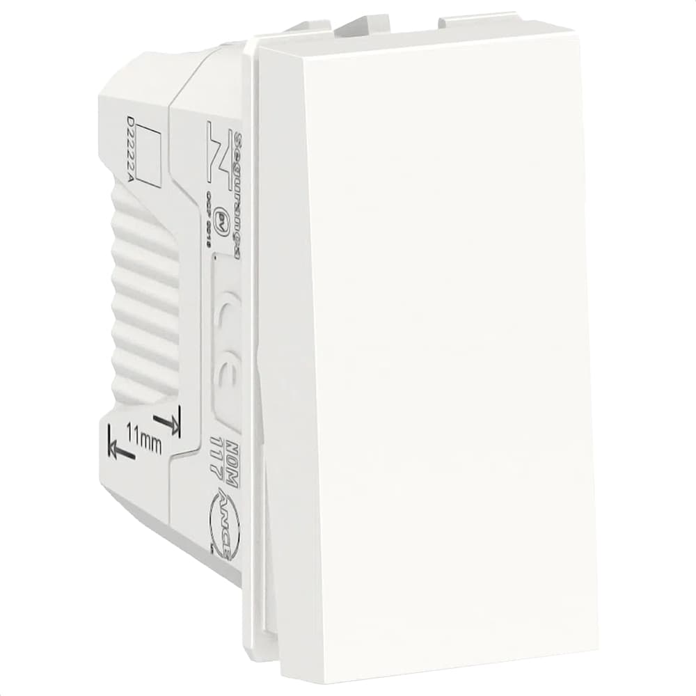 Modulo Interruptor Paralelo 10Ax 250V 1M Branco, Schneider Electric, S70110304