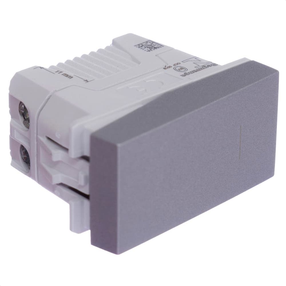 Modulo Interruptor Intermediario 10Ax 250V 1M Aluminio, Schneider Electric, S70110574