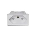 Modulo Tomada Br 2P+T 10A 250V 1M Branco, Schneider Electric, S70202104 1