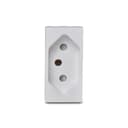 Modulo Tomada Br 2P+T 10A 250V 1M Branco, Schneider Electric, S70202104 5