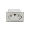 Modulo Tomada Br 2P+T 10A 250V 1M Aluminio, Schneider Electric, S70202174 6
