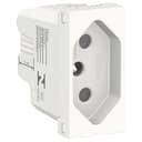 Modulo Tomada Br 2P+T 20A 250V 1M Branco, Schneider Electric, S70203104 0