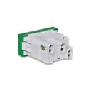 Modulo Tomada Br 2P+T 20A 250V 1M Verde, Schneider Electric, S702031G4 3