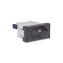 Modulo Tomada Br 2P+T 10A 250V Borne Automatico 1M Grafite, Schneider Electric, S70205194 1