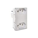 Modulo Tomada Duplex Br 2P+T 10A 250V Borne Automatico 3M Al Schneider Electric S70325174 1
