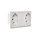 Modulo Tomada Duplex Br 2P+T 10A 250V Borne Automatico 3M Al Schneider Electric S70325174 4