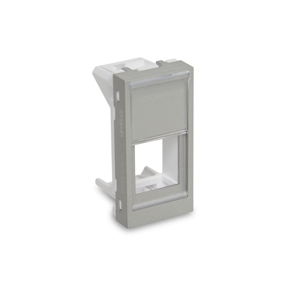 Tampa Para Conector Rj45 Keystone Alumínio (Somente Tampa Frontal Sem Conector) Orion Schneider Electric S70542174