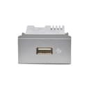 Modulo Tomada Carregador Usb 1A Tipo A 127/220V 1M Aluminio, Schneider Electric, S70547074 0