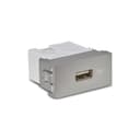 Modulo Tomada Carregador Usb 1A Tipo A 127/220V 1M Aluminio, Schneider Electric, S70547074 1
