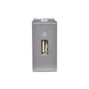 Modulo Tomada Carregador Usb 1A Tipo A 127/220V 1M Aluminio, Schneider Electric, S70547074 4