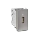 Modulo Tomada Carregador Usb 1A Tipo A 127/220V 1M Aluminio, Schneider Electric, S70547074 5